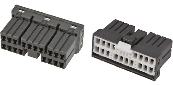 176118-6, Automotive Connectors 070 MLC II PLUG ASY 18P GRAY