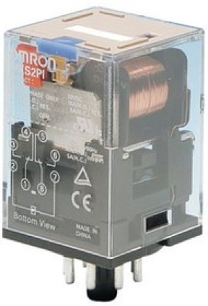 MKS2PIAC24BYOMZ, Industrial Relay MKS 2CO AC 24V 10A Plug-In Terminal MKS2PIAC24BYOMZ, Industrial Relay MKS 2CO AC 24V 10A Plug-In Terminal