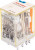 RKF4CO024LTD1, Реле 4пер. 24VDC, 6A/250VAC LED+тест. Кнопка+диод (A1+/A2-)