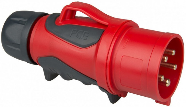 Вилка кабельная 32А 400V 3P+N+E IP44 GRIP 0253-6 Вилка кабельная 32А 400V 3P+N+E IP44 GRIP 0253-6