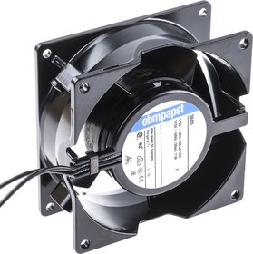 3600-718, 3000 Series Axial Fan, 115 V ac, AC Operation, 89m³/h, 11W, 95mA Max, 92 x 92 x 38mm