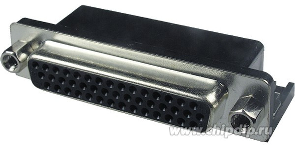 DHR-44F, гнездо D-SUB 44 pin на плату высокой плотности DHR-44F, гнездо D-SUB 44 pin на плату высокой плотности