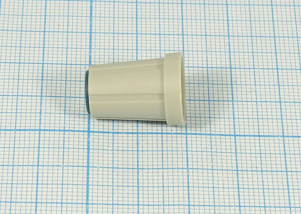 Ручка, внутренний диаметр d6,0, 18 зубцов, размер 15x20, пластик, серый/синий, CPP-AA