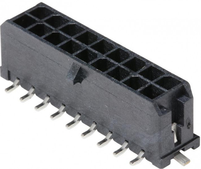 43045-1819, Headers &amp; Wire Housings 3MM 2R V 18P SMT HDR AU W/SOLDER TAB