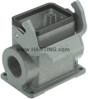 19300100291, Han B Heavy Duty Power Connector Housing, M25 x 2 Thread