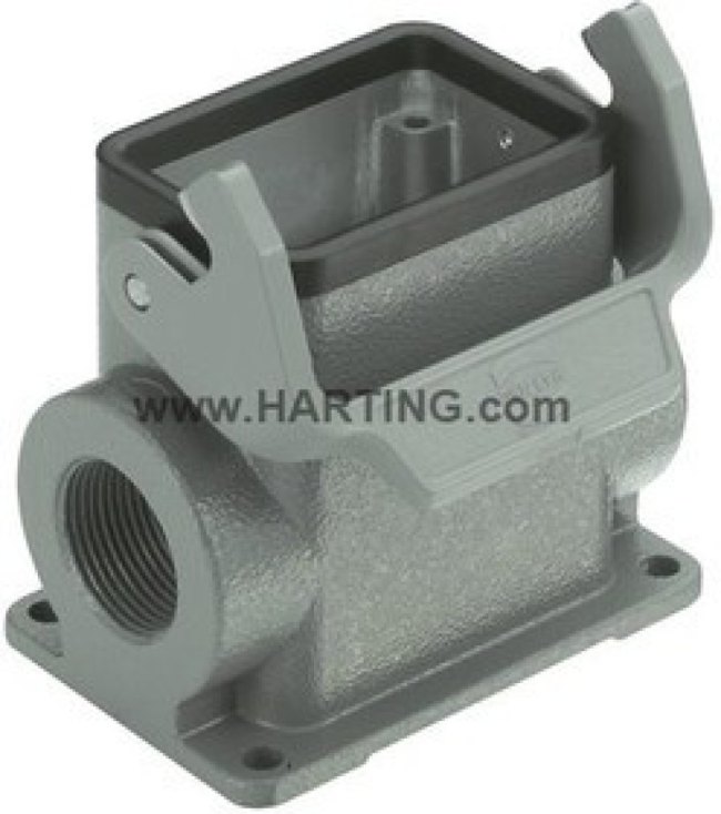 19300100291, Han B Heavy Duty Power Connector Housing, M25 x 2 Thread