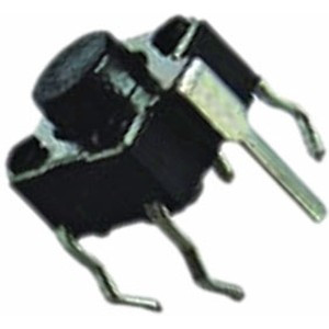 KAN0621-0431B 6x6x4.3 mm экран, Тактовая кнопка KAN0621-0431B, 6x6x4.3 мм, OFF-(ON), 50 мА, 12 В, 100 мОм