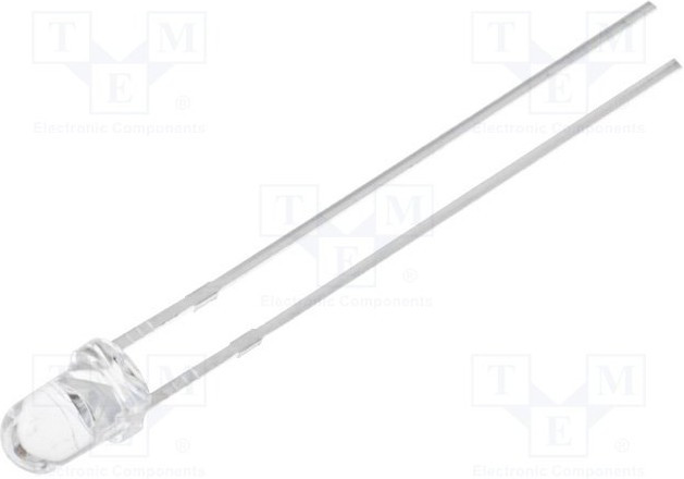 OSG58A3131P, Светодиод, 3мм, зеленый, 25000-30000мкд, 30°, Шаг 2,54мм OSG58A3131P, Светодиод, 3мм, зеленый, 25000-30000мкд, 30°, Шаг 2,54мм