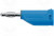 FK 15 L Ni / 1 / BL, Blue Male Banana Plug, 4 mm Connector, Solder Termination, 16A, 33 V ac, 70V dc, Nickel Plating FK 15 L Ni / 1 / BL, Blue Male Banana Plug, 4 mm Connector, Solder Termination, 16A, 33 V ac, 70V dc, Nickel Plating