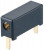M3498-98, Black Female Test Socket, 2mm Connector, Plug In, Solder Termination, 5A, 1500V ac/dc, Gold Plating
