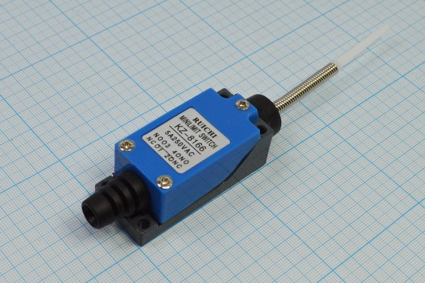 Переключатель концевой(путевой) 64x29 x26, 220В, 5А, (ON)-OFF-(ON), штырь, KZ8166; №14845 ПКонц 64x29 x26\220\ 5\(ON)-OFF-(ON) \\штырь\KZ816