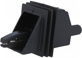 PJ5450-B, Зажим "крокодил", 20А, черный, Диап.захвата: макс.25мм, 5кВ