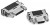 12226-8250-00PL, D-Sub Micro-D Connectors 0.8mm 26P R/A RECEPT