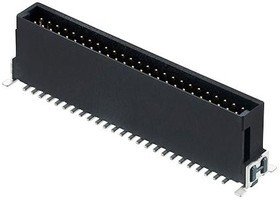 M55-7025042R, Pin Header, Плата - к - плате, 1.27 мм, 2 ряд(-ов), 50 контакт(-ов), Поверхностный Монтаж