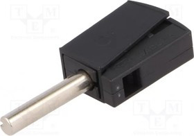 215-311, Штекер пружинный, черный