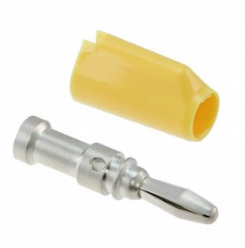 108-1087-001, Test Plugs &amp; Test Jacks BANANA PLUG YELLOW