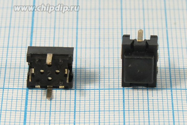 Тактовая кнопка 9.6x7.3x8мм, 12В/0.05мм, OFF-(ON), черный, 4-х выводной; №2864 ПКн\ 12\ 0,05\(SPST)\10x7\ чер\чер\\4P\\