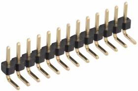 M22-2031005, M22 Series Right Angle Through Hole Pin Header, 10 Contact(s), 2.0mm Pitch, 1 Row(s), Unshrouded