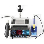 ELEMENT 853AAA, Станция паяльная 3 в 1 (фен, паяльник, преднагреватель плат) ELEMENT 853AAA, Станция паяльная 3 в 1 (фен, паяльник, преднагреватель плат)