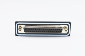 SDF-R37-213L011, SDF 37 Way Right Angle D-sub Connector Socket, 2.77mm Pitch, with 4-40 Screw Locks, Threaded Inserts SDF-R37-213L011, SDF 37 Way Right Angle D-sub Connector Socket, 2.77mm Pitch, with 4-40 Screw Locks, Threaded Inserts