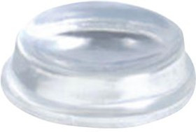 RBS-34, Резиновая прокладка / ножка, Клейкий, 3.1 мм, Cylindrical, Прозрачный