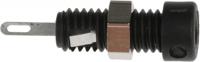 930308100, Black Female Banana Socket, 2mm Connector, Solder Termination, 6A, 60V dc, Nickel, Tin 930308100, Black Female Banana Socket, 2mm Connector, Solder Termination, 6A, 60V dc, Nickel, Tin