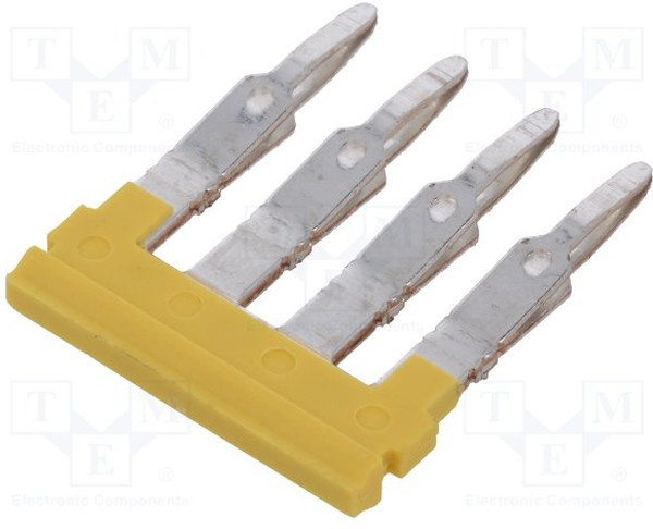 ZQV 2.5N/4, Соедин. мостик для клемм WDU2,5 4-полюсный 24A