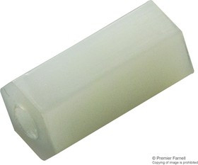 1902C, Standoffs &amp; Spacers .250 X .500 4-40 THREADED HEX STANDOFF NYLON