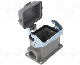 DE-016-FS, Разъем: HDC; контактная вставка; "мама"; DE; PIN: 16; 16+PE; 16А