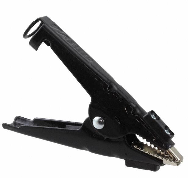 BU-116K-0, Зажим "крокодил" Кельвина; 100А; Диап.захвата: макс.51мм; черный