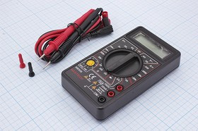 Мультиметр цифровой M830B; приб мультиметр\цифр\ M830B\черный\MASTECH