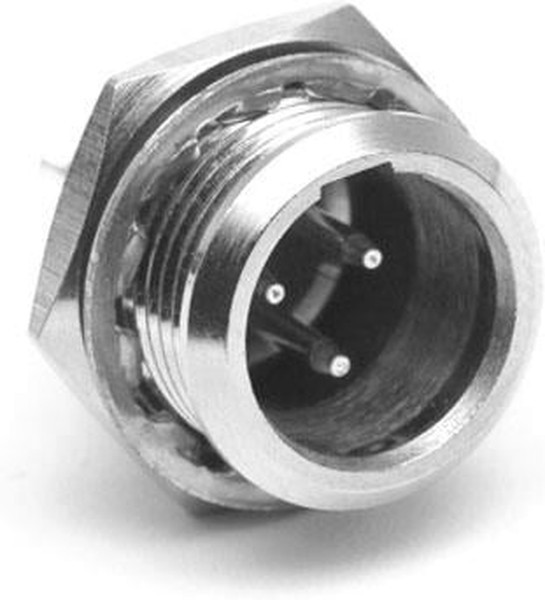 AG4MCC, Гнездо; XLR mini; "папа"; PIN: 4; пайка; 5А; 0,5мм2