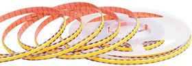ML-R528-COB-WW-S, Лента светодиодная COB, теплый белый, 12В, 10Вт/м, 528д/м, 900лм/м, 3000K, IP20, 8мм, 1м