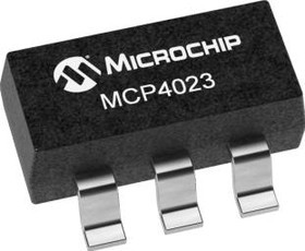 MCP4023T-202E/CH, Digital Potentiometer 2.1kOhm 64POS Non-Volatile Linear Automotive 6-Pin SOT-23 T/