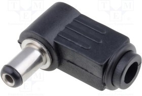 PC-2.1/5.5K, Вилка, питания DC, "мама", 5,5/2,1мм, 5,5мм, 2,1мм, на провод, 9мм