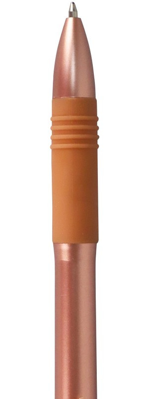Ручка шариков. автоматическая Zebra Smooth Rose Gold Z-Grip (15060) пудровый d=1мм черн. черн. сменный стержень резин. манжета Ручка шариков. автоматическая Zebra Smooth Rose Gold Z-Grip (15060) пудровый d=1мм черн. черн. сменный стержень резин. манжета