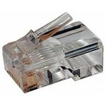 Коннектор легкой оконцовки Hyperline, RJ-45 (8P8C) под витую пару, категория 5e, универсальный (100