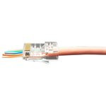 Коннектор легкой оконцовки Hyperline, RJ-45 (8P8C) под витую пару, категория 5e, универсальный (100