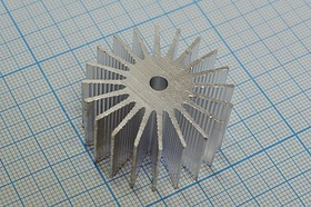 Радиатор охлаждения №11581 охладитель 36xd 4,2x 20\O26\\Al\сер\1W\