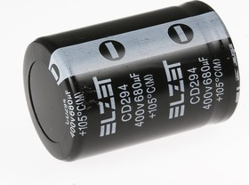 ECAP (К50-35), 680 мкФ, 400 В, 105°C, snap in, Конденсатор электролитический алюминиевый ECAP (К50-35), 680 мкФ, 400 В, 105°C, snap in, Конденсатор электролитический алюминиевый