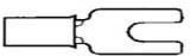 8-32589-2, Terminals SPADE 12-10 #10 8-32589-2, Terminals SPADE 12-10 #10
