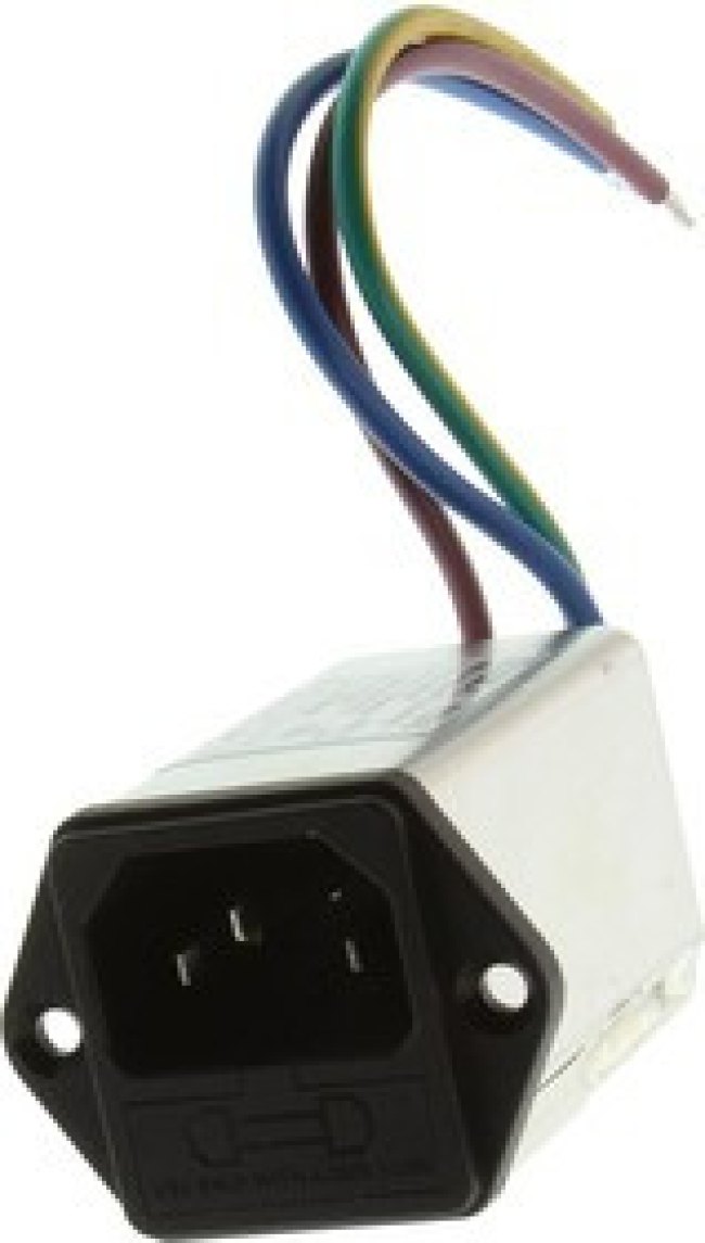 6EGG8C-1, POWER ENTRY MODULE, EMI, 6A, 250VAC 6EGG8C-1, POWER ENTRY MODULE, EMI, 6A, 250VAC