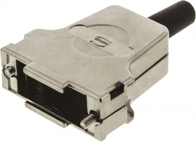 09670150344, D-Sub Backshells DSUB TOP ENTRY METAL HOOD 15 POLE