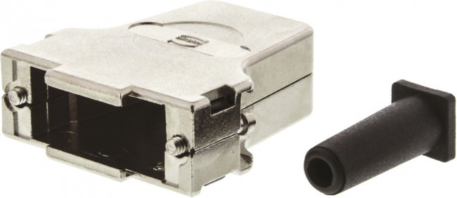 09670150344, D-Sub Backshells DSUB TOP ENTRY METAL HOOD 15 POLE