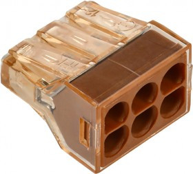 IEK Строительно-монтажная клемма СМК 773-606 (4шт/упак) IEK Строительно-монтажная клемма СМК 773-606 (4шт/упак)