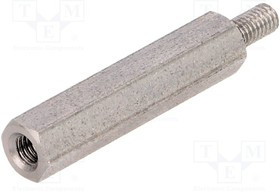 TFM-M3X25/DR244, Дистанцирующая стойка с резьбой, 25мм, Внутр.резьба: M3