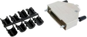 165X02619XE, D-Sub Backshells METAL HOOD 15 POS STRAIGHT 165X02619XE, D-Sub Backshells METAL HOOD 15 POS STRAIGHT