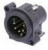 NC5MAV-SW, XLR Connectors Recpt A-SW 5 pin M PCBV;pin1/grd sep