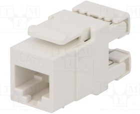 LOG-NK4005, Гнездо, RJ45, PIN: 8, Кат: 6, Keystone, не экранированный, Конф: 8p8c