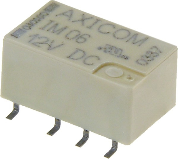 2-1462037-3 (IM06GR), Реле 2 переключ. 12VDC, 2А/250VAC DPDT SMD